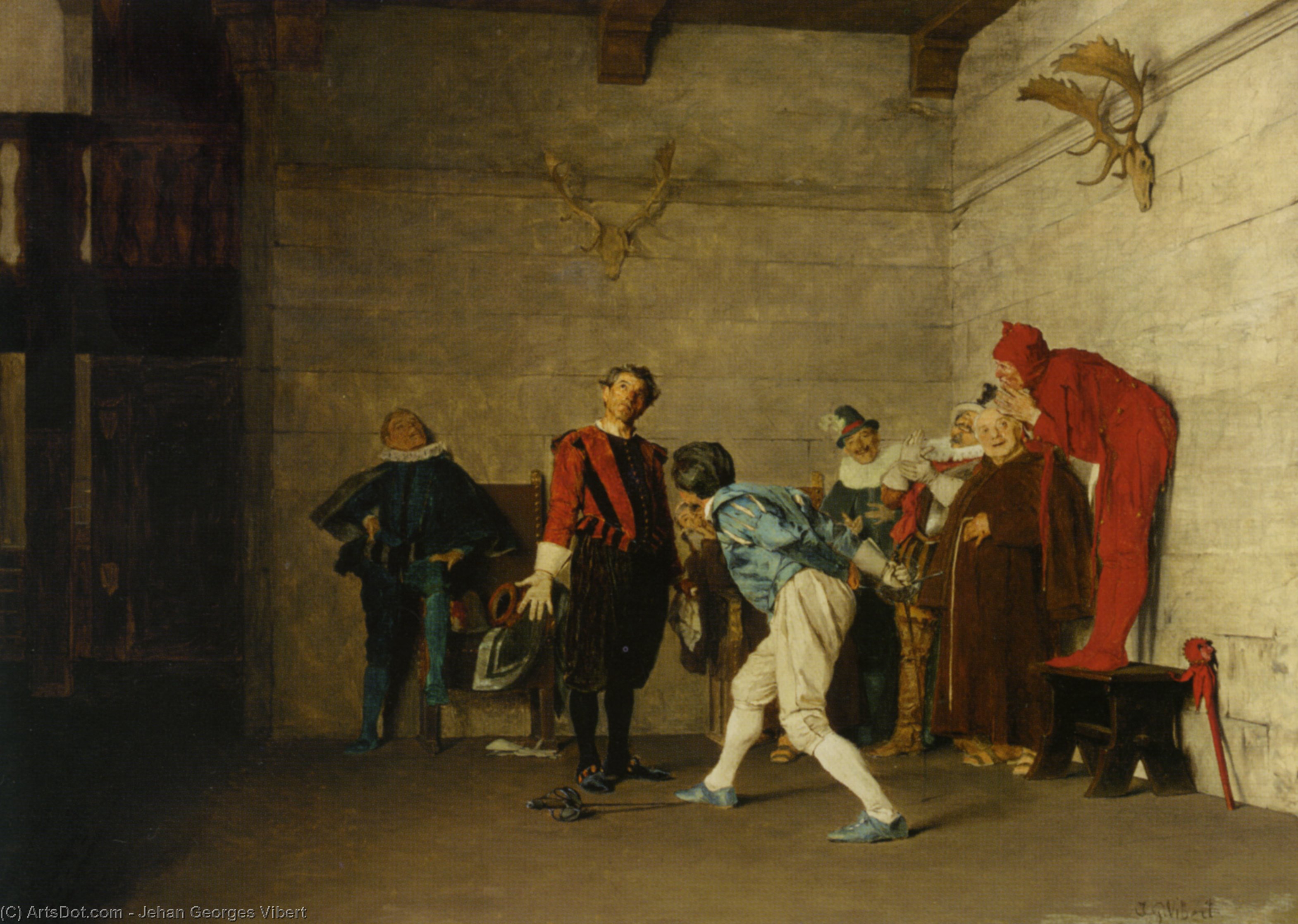 The Thespians — Jehan Georges Vibert