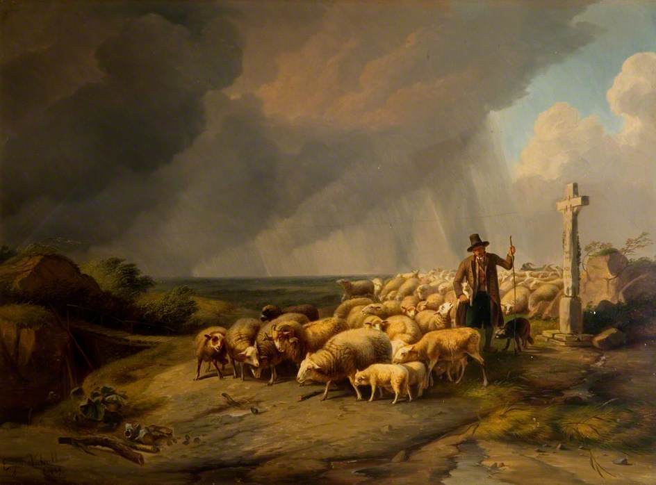 Gathering The Flock — Eugène Joseph Verboeckhoven