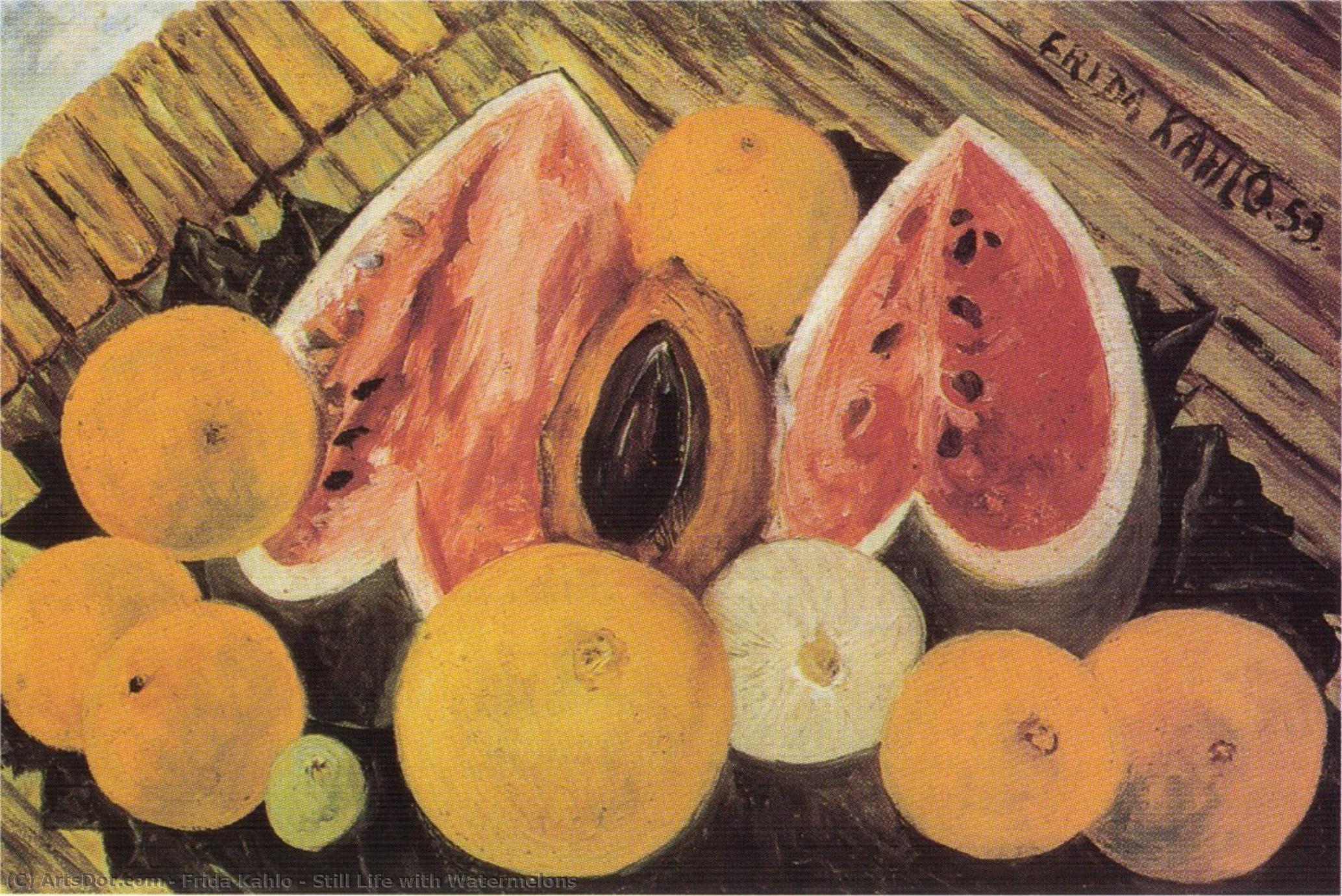 Still Life With Watermelons — Frida Kahlo