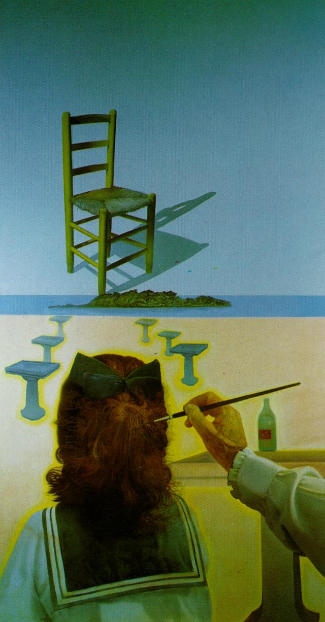 The Chair (stereoscopic Work, Left Component), 1975 — Salvador Dalí
