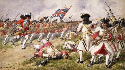 The Battle Of Ramillies — Richard Simkin