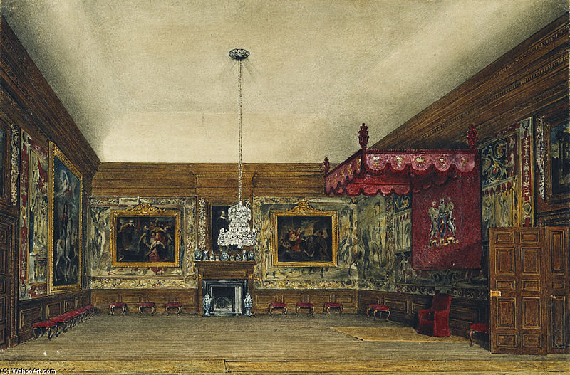 Hampton Court Palace, Throne Room — James Stephanoff
