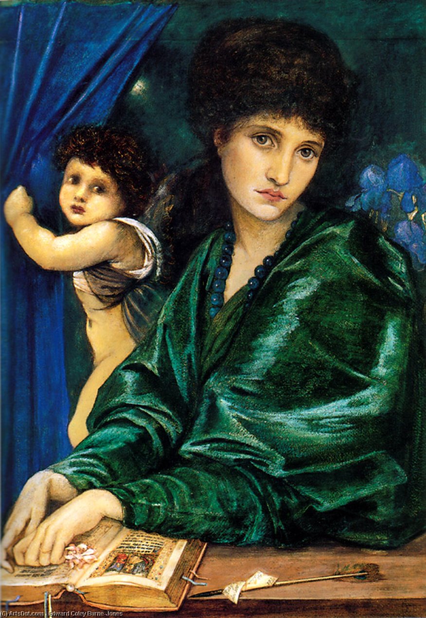 Portrait Of Maria Zambaco — Edward Coley Burne-jones