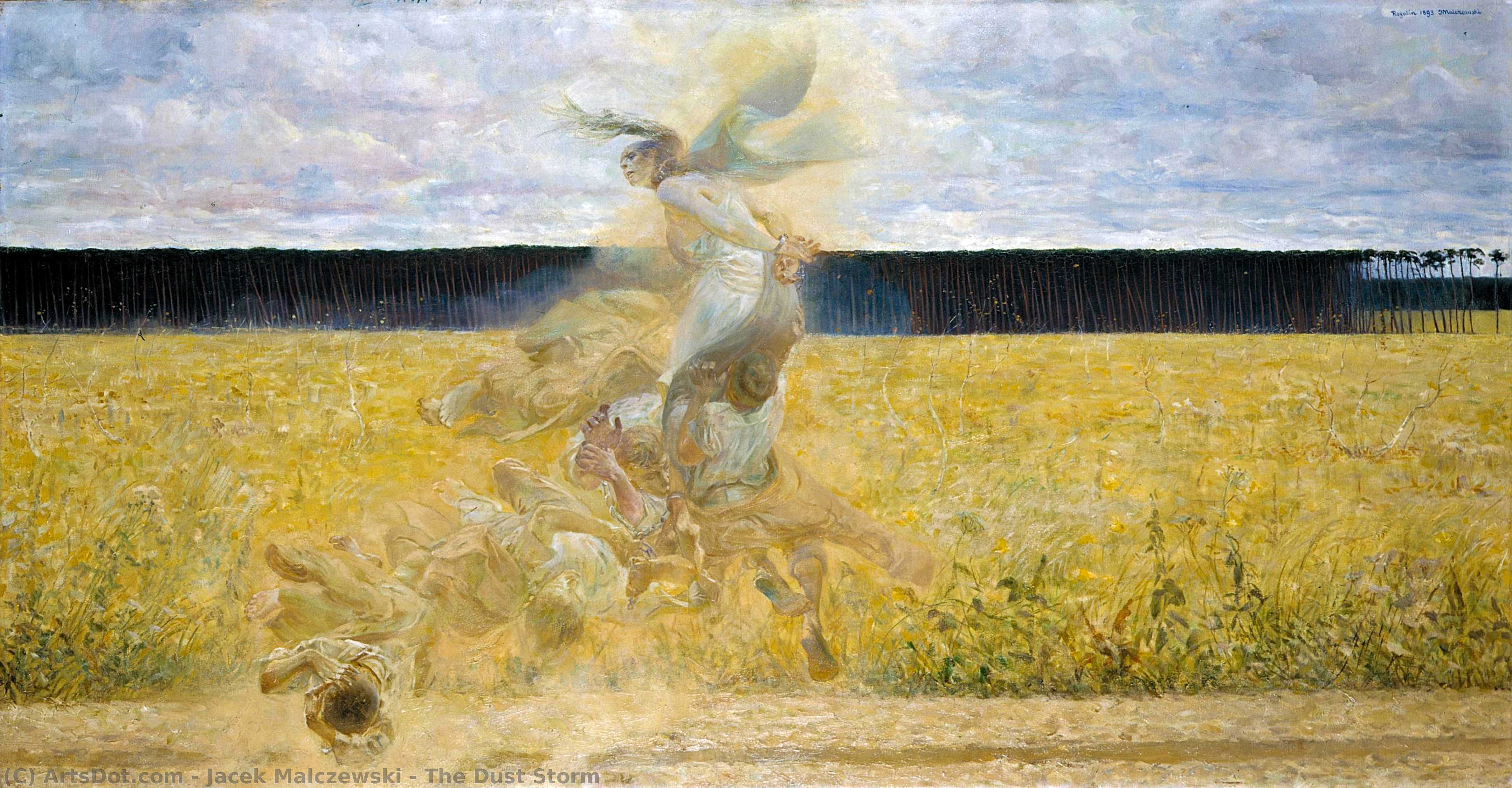 The Dust Storm — Jacek Malczewski
