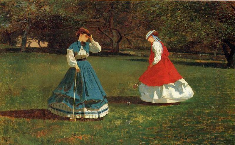 A Game Of Croquet — Winslow Homer