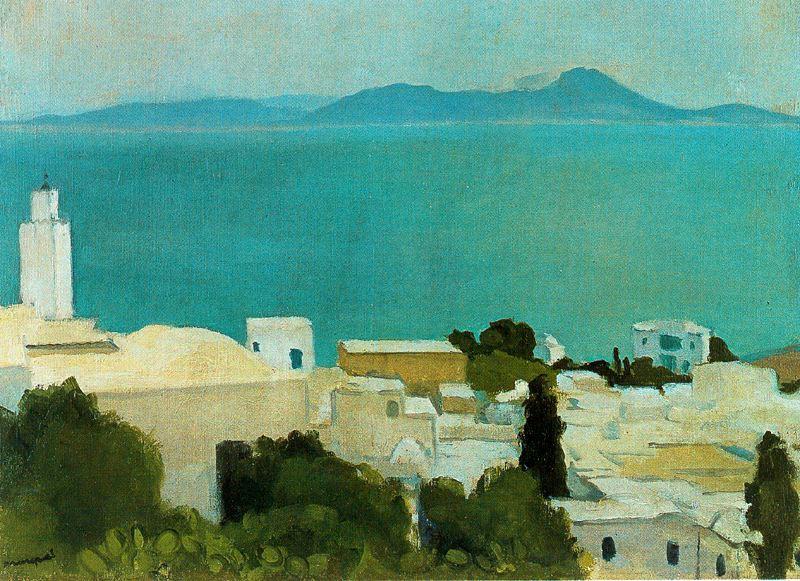 The Minaret At Sidi Bou Saïd — Albert Marquet