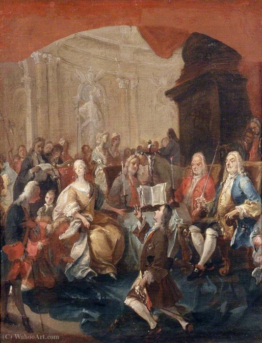 Court Scene — Carlo Innocenzo Carlone