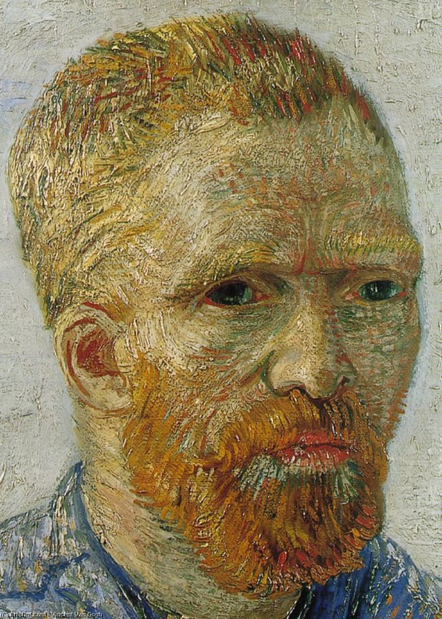 Self-portrait As An Artist (detail) [188 — Vincent Willem Van Gogh