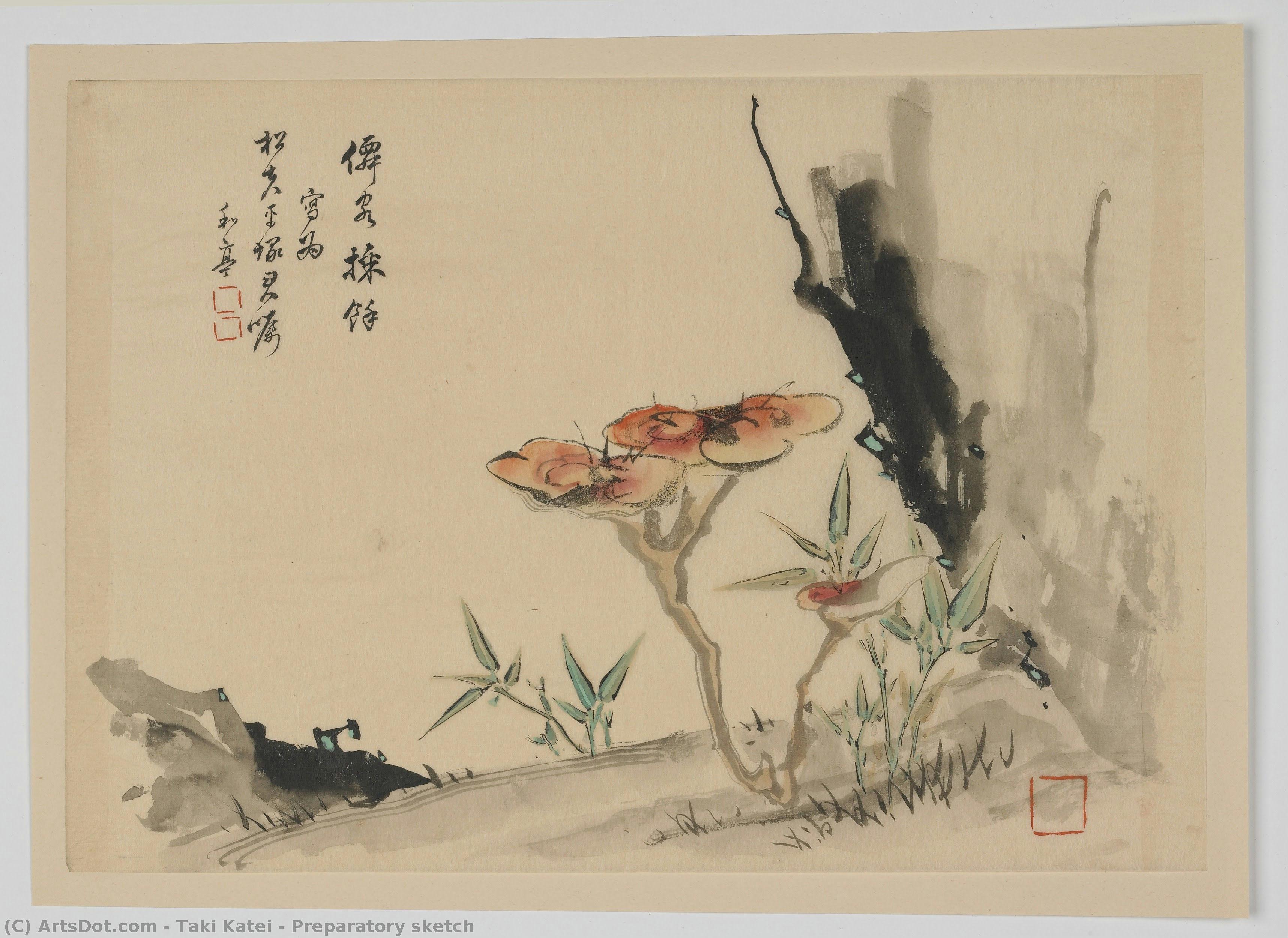 Preparatory Sketch — Taki Katei