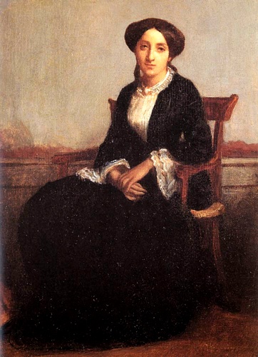 Portrait Of Genevieve Celine Eldest Dau — William-adolphe Bouguereau