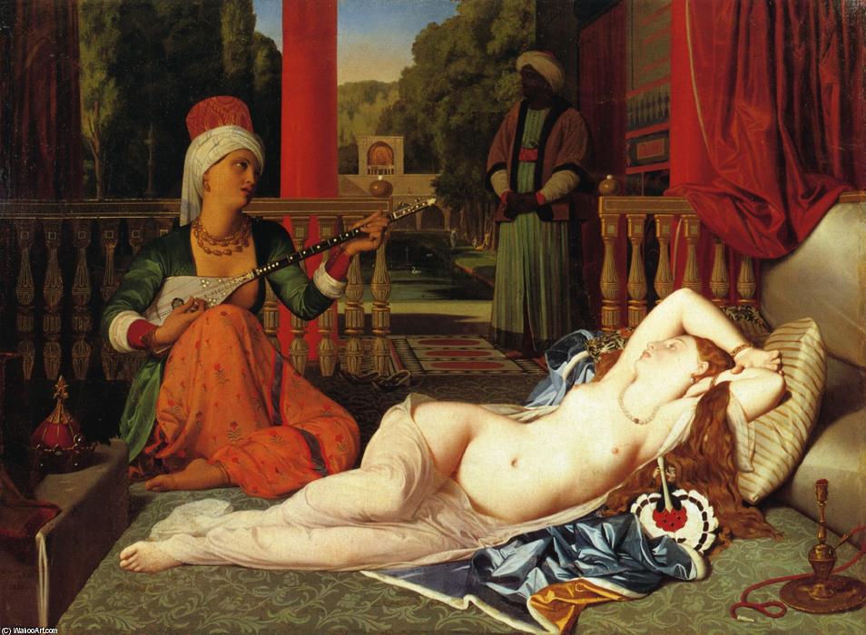 Odalisque With Female Slave — Jean-auguste-dominique Ingres