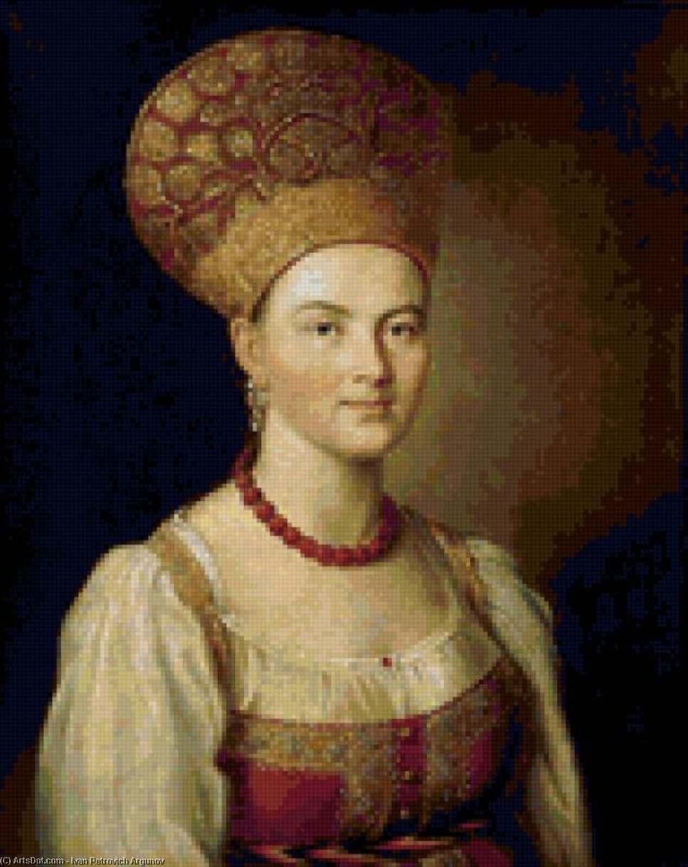 Portrait Of An Unknown Peasant — Ivan Petrovich Argunov