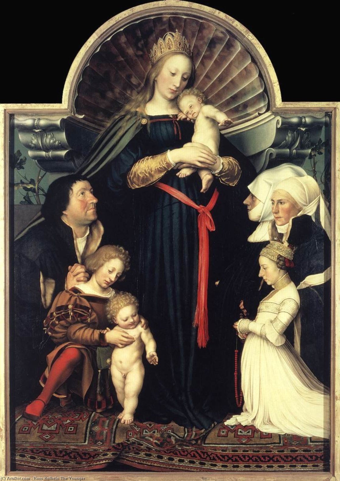 Darmstadt Madonna — Hans Holbein The Younger