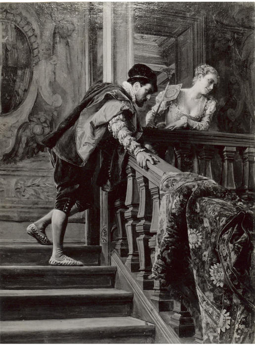 Sur L´escalier — Jean-louis Ernest Meissonier