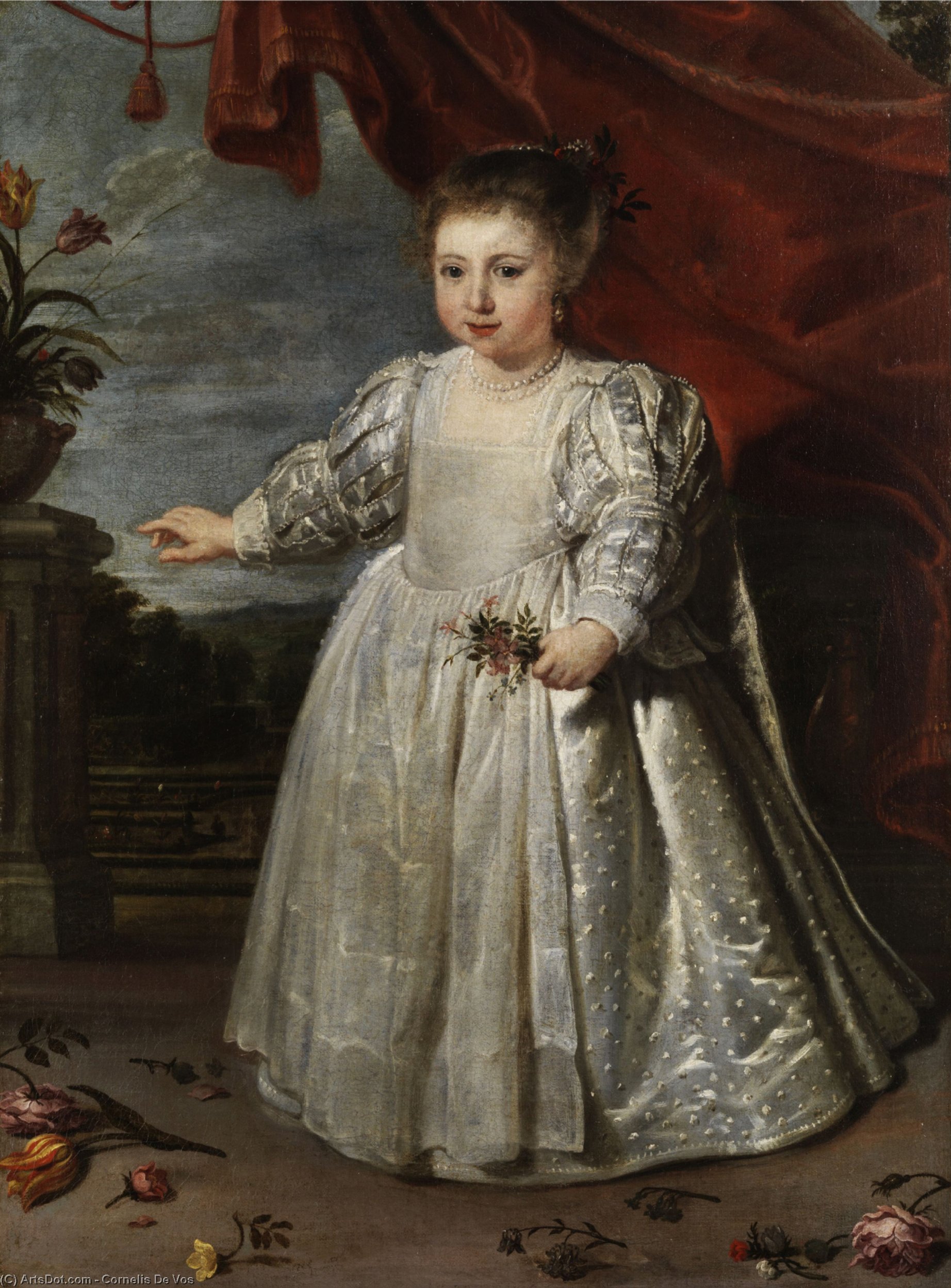 Portrait Of The Artist's Daughter — Cornelis De Vos