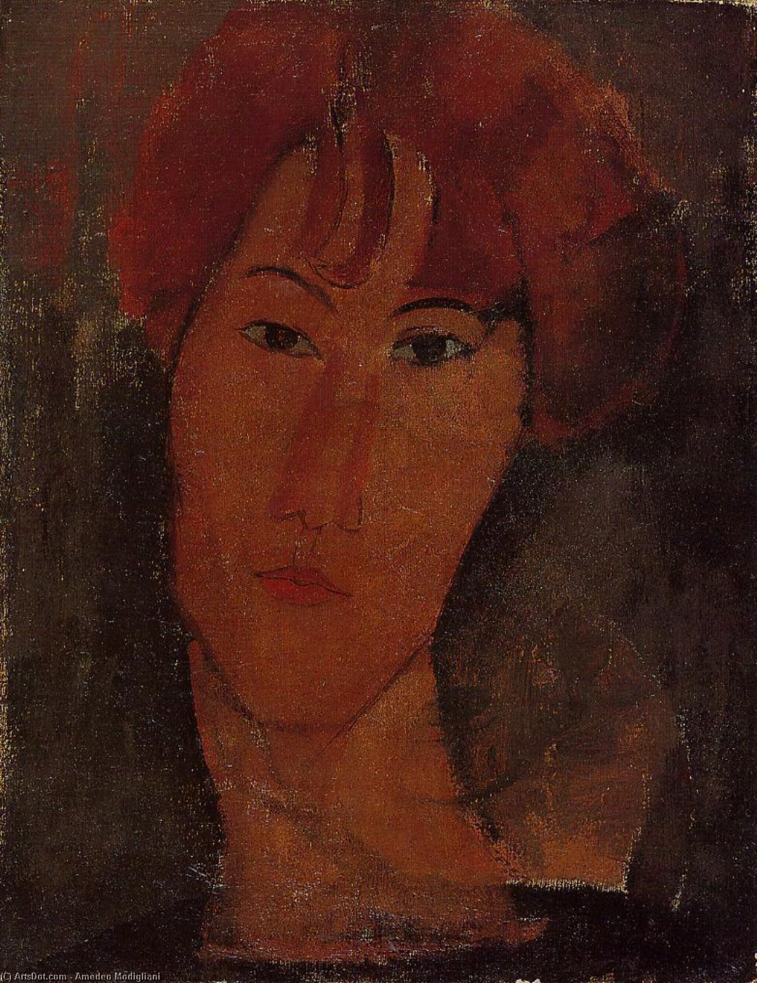 Portrait Of Pardy — Amedeo Clemente Modigliani