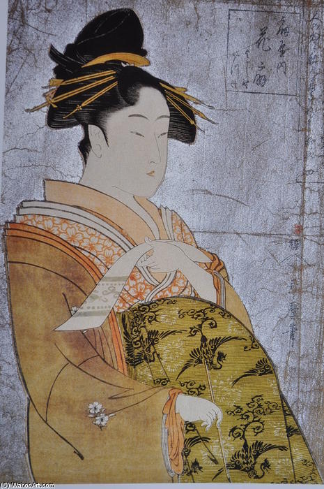 Oiran Hanaogi — Kitagawa Utamaro