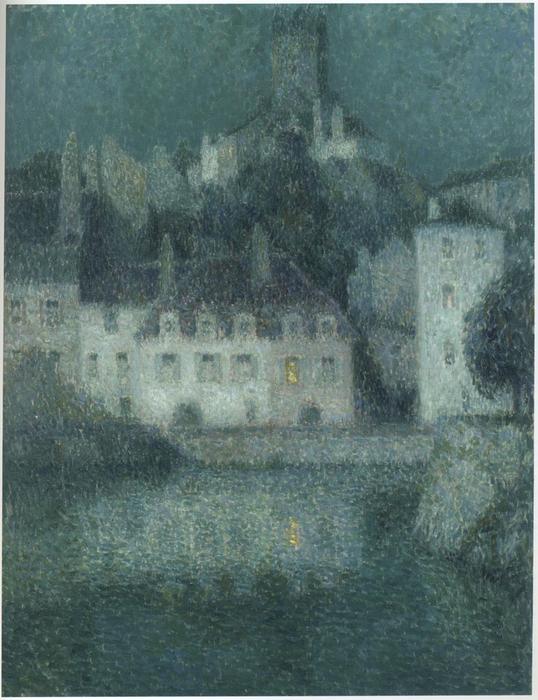 White Houses At Quimperle — Henri Le Sidaner