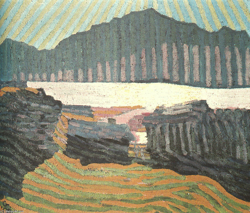 View Of Capolago — Giovanni Giacometti