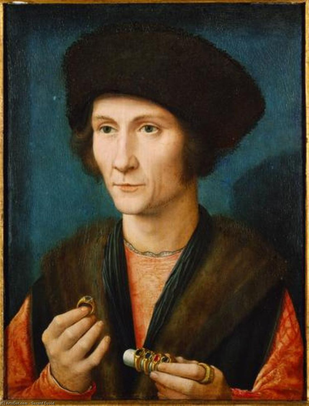 Portrait Of A Goldsmith — Gerard David
