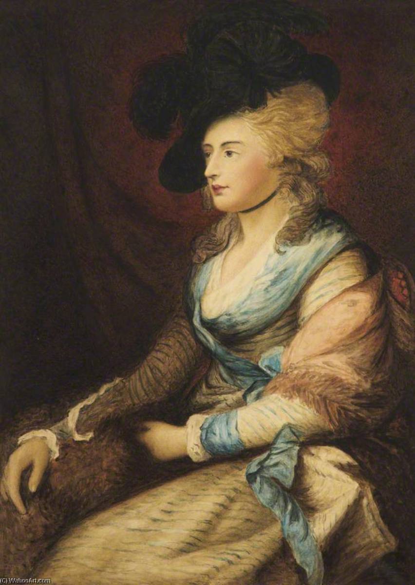 Mrs Sarah Siddons (1755–1831) (copy After Thomas Gainsborough) — Elias Bancroft