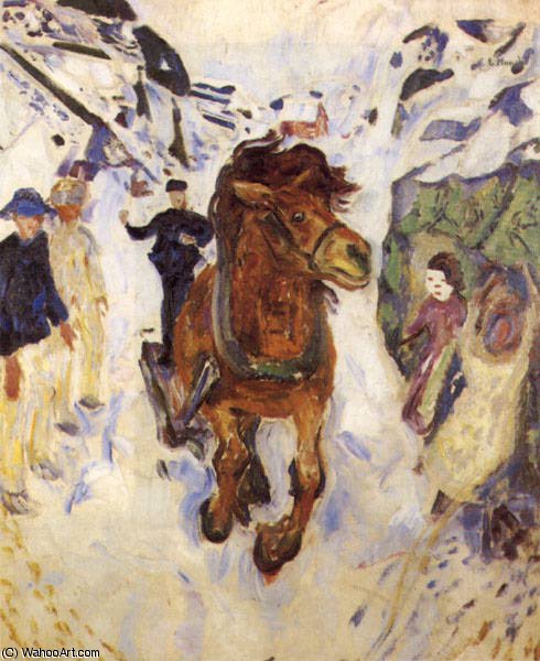 Häst I Galopp Oslo, Munch Museet — Edvard Munch