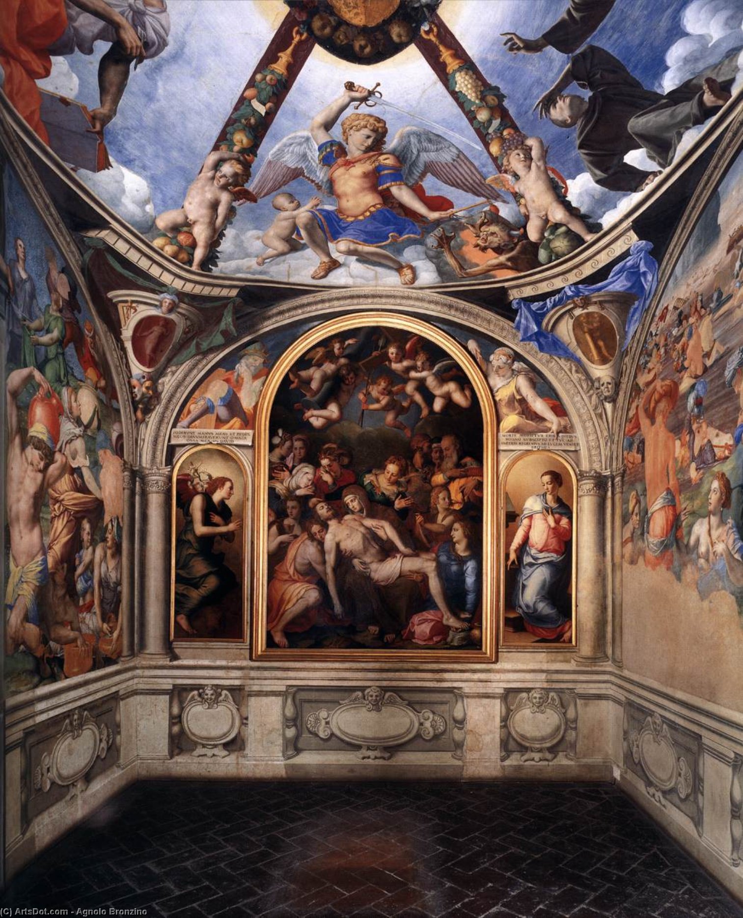View Of The Chapel Of Eleonora Da Toledo — Agnolo Bronzino