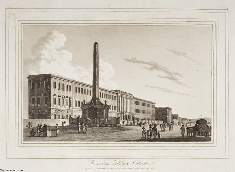 The Writers' Buildings, Calcutta - — Thomas Daniell