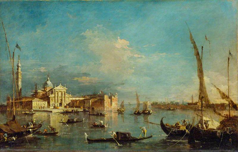 Venice San Giorgio Maggiore With The Giudecca — Francesco Lazzaro Guardi