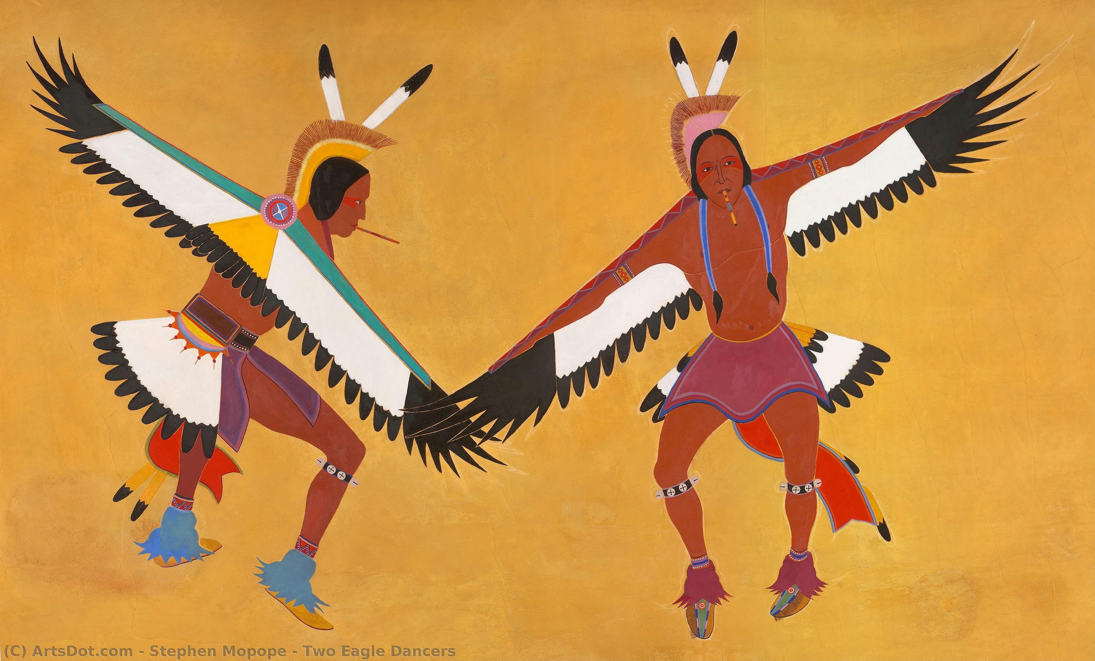Two Eagle Dancers — Stephen Mopope