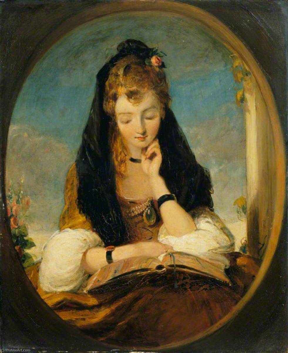 The Gentle Student — Gilbert Stuart Newton