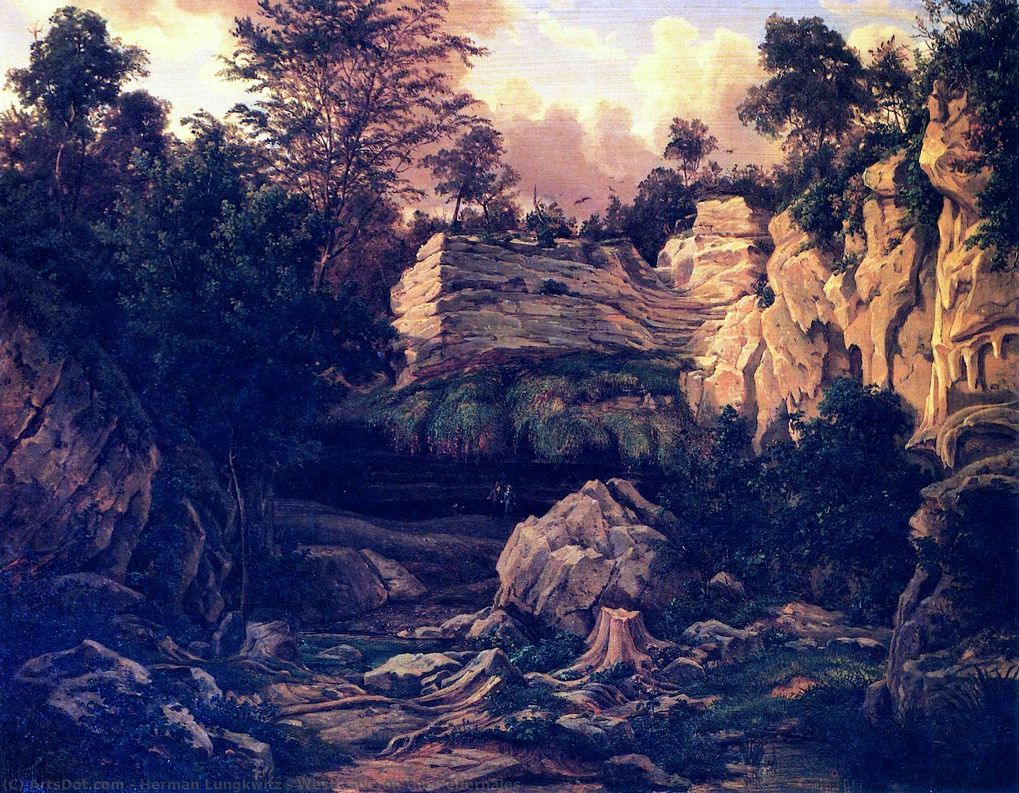 West Cave On The Pedernales — Herman Lungkwitz