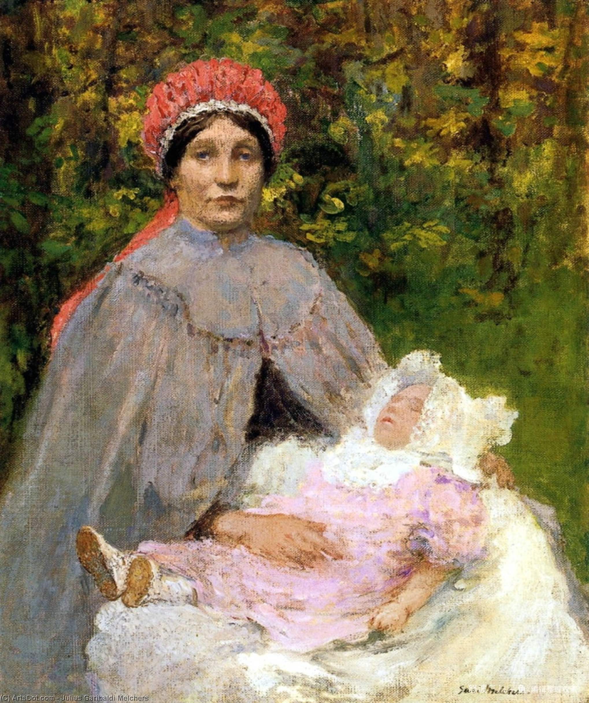 Napping — Julius Garibaldi Melchers