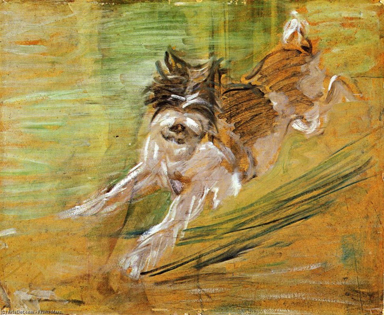 Jumping Dog Schlick — Franz Marc