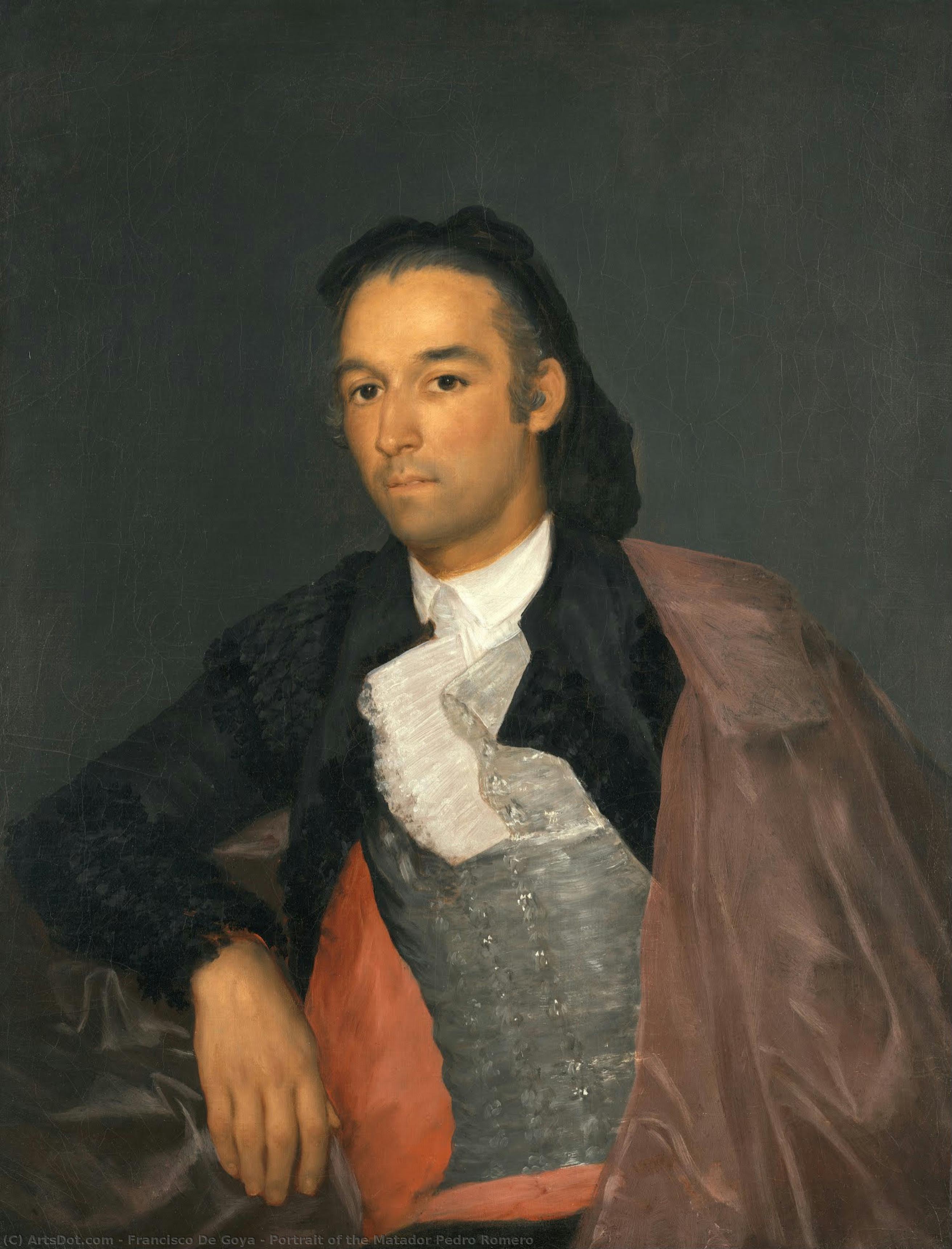 Portrait Of The Matador Pedro Romero — Francisco José De Goya Y Lucientes