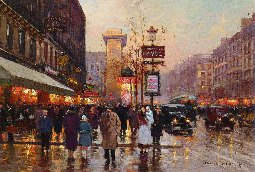 Boulevard Bonne Nouvelle, Porte St. Denis — Edouard Cortès