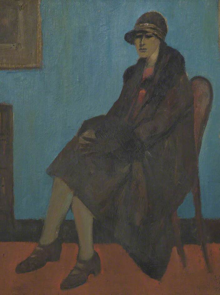 Woman In A Chair — Laurence Stephen Lowry