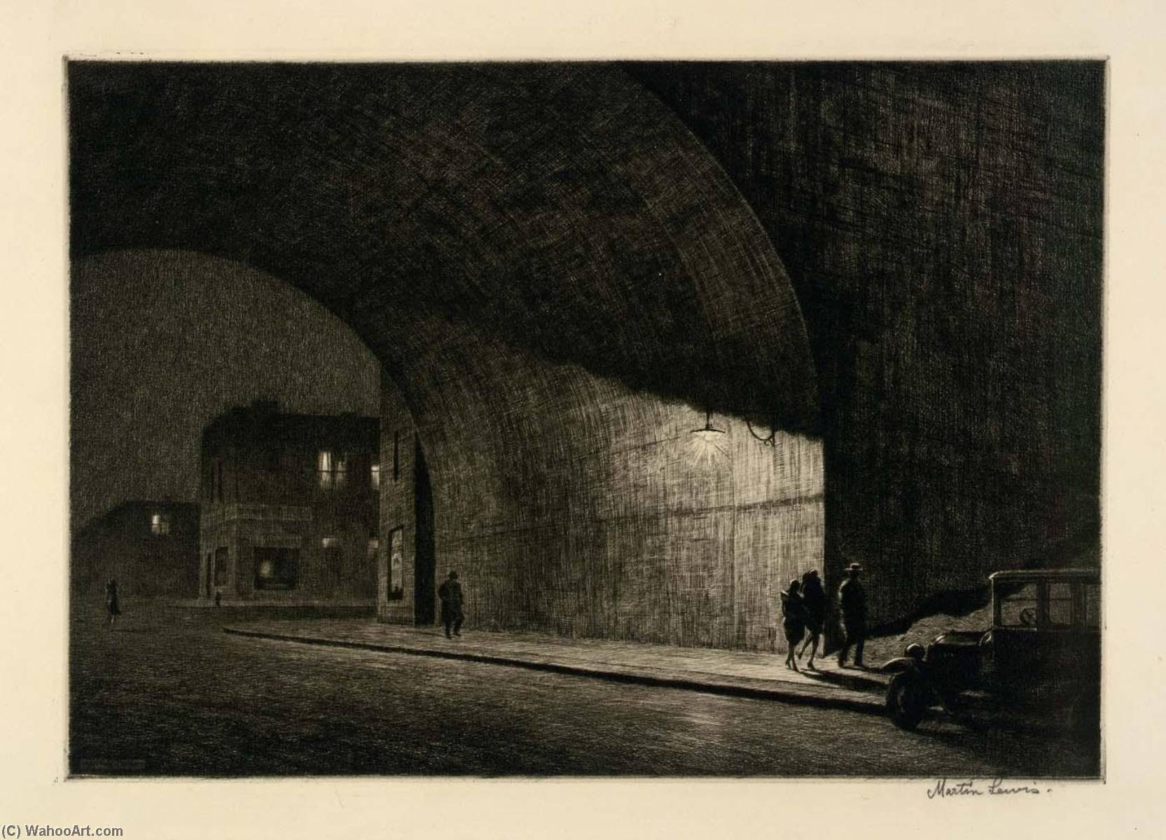 Arch, Midnight — Martin Lewis