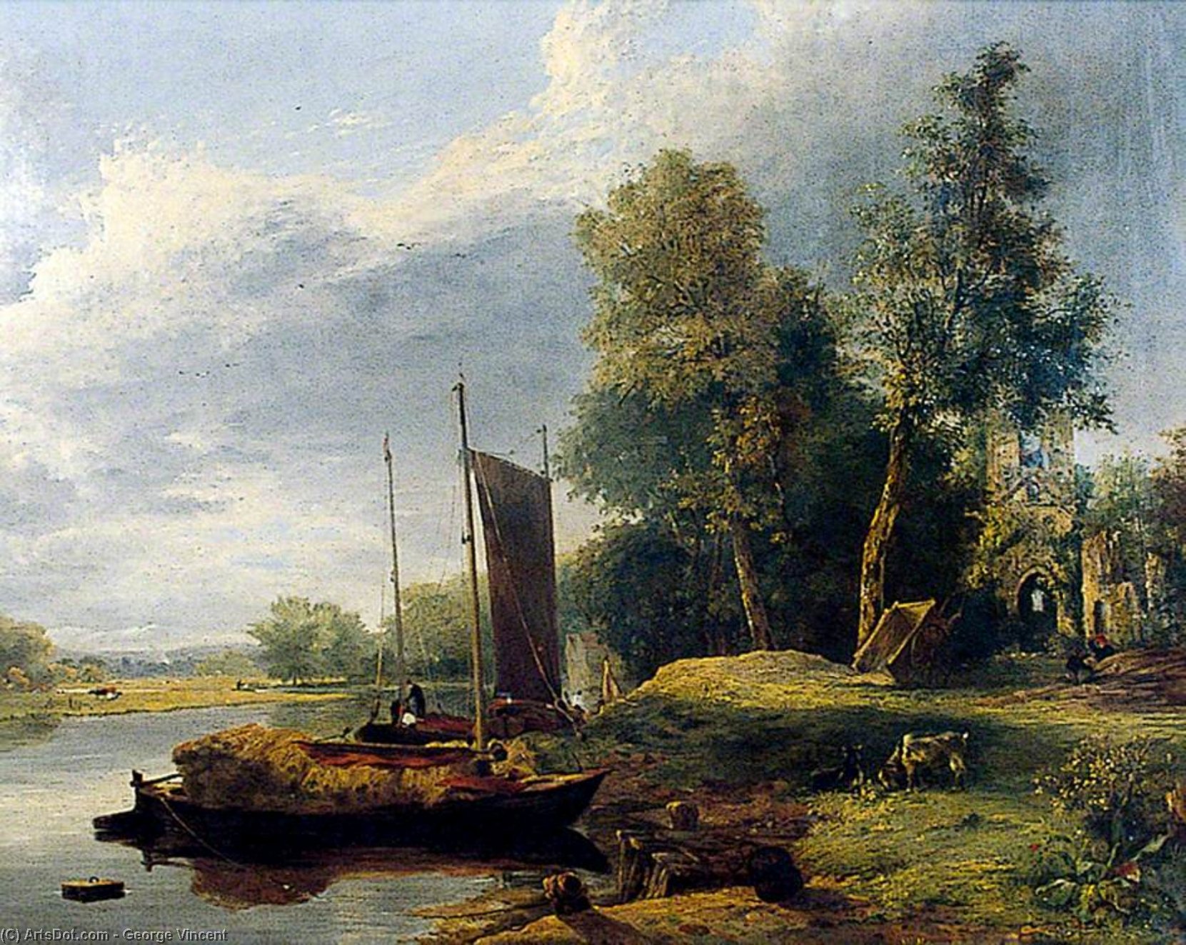 On The River Yare, Norfolk — George Vincent