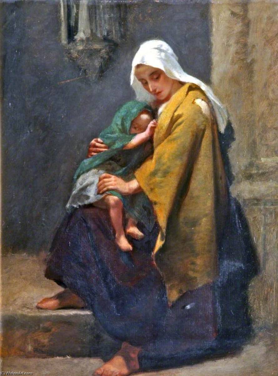 A Woman And Child — Frederick Trevelyan Goodall