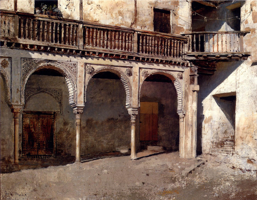 Granada Courtyard — Edwin Lord Weeks