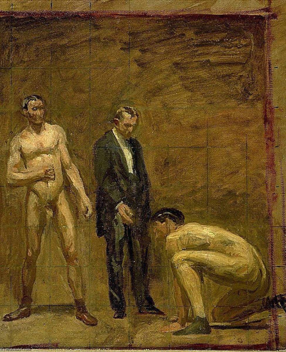 Study For Taking The Count — Thomas Eakins
