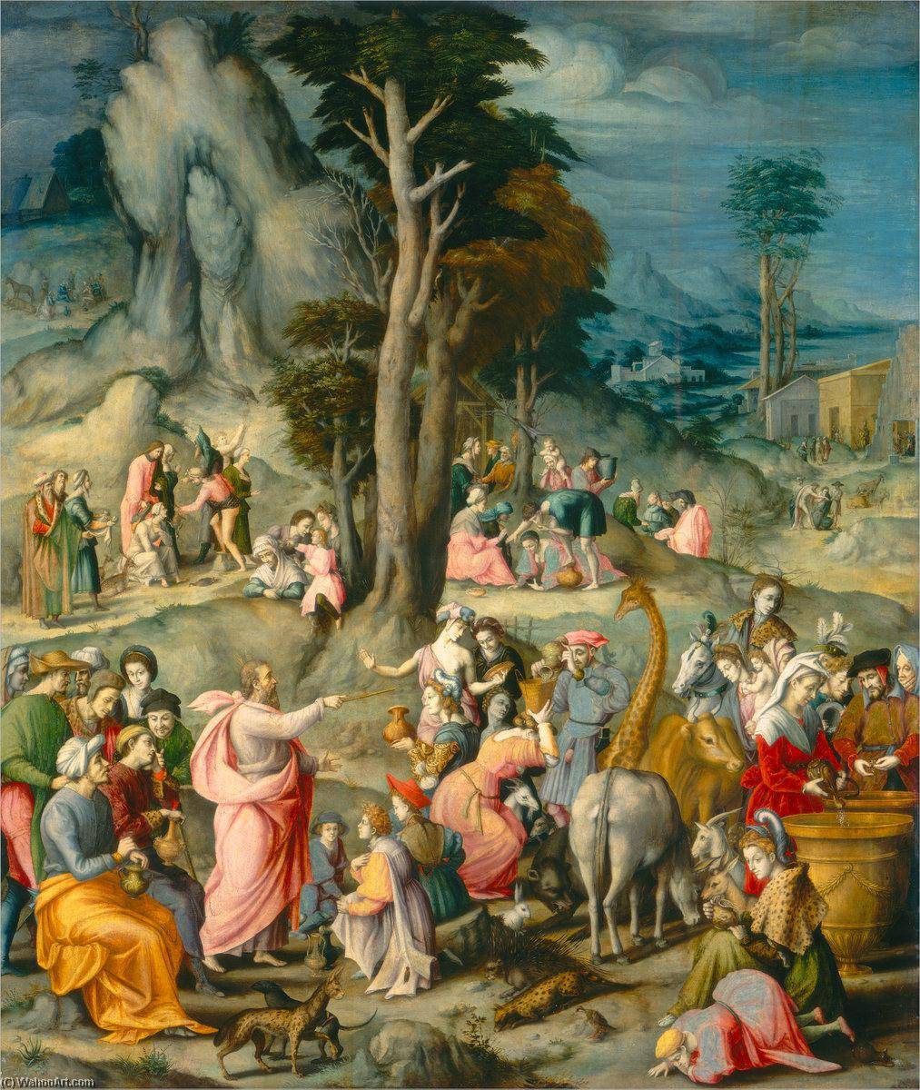 The Gathering Of Manna — Il Bacchiacca