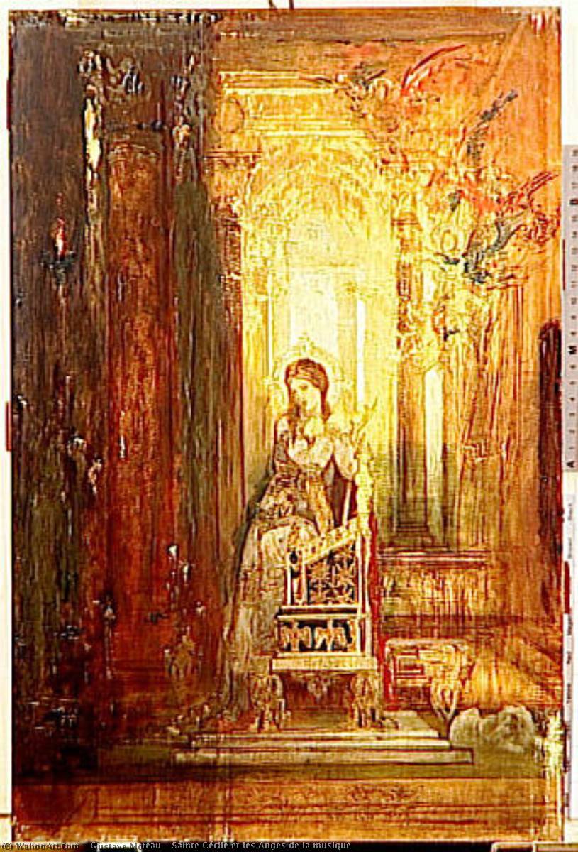 Sainte Cécile Et Les Anges De La Musique — Gustave Moreau