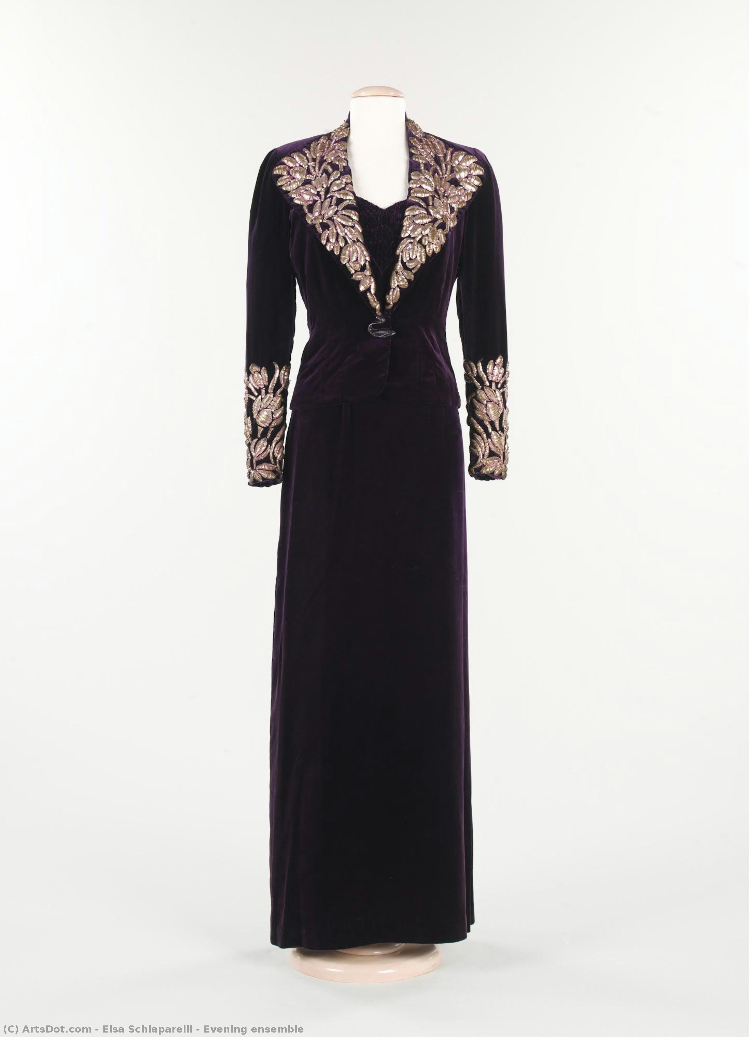 Evening Ensemble — Elsa Schiaparelli