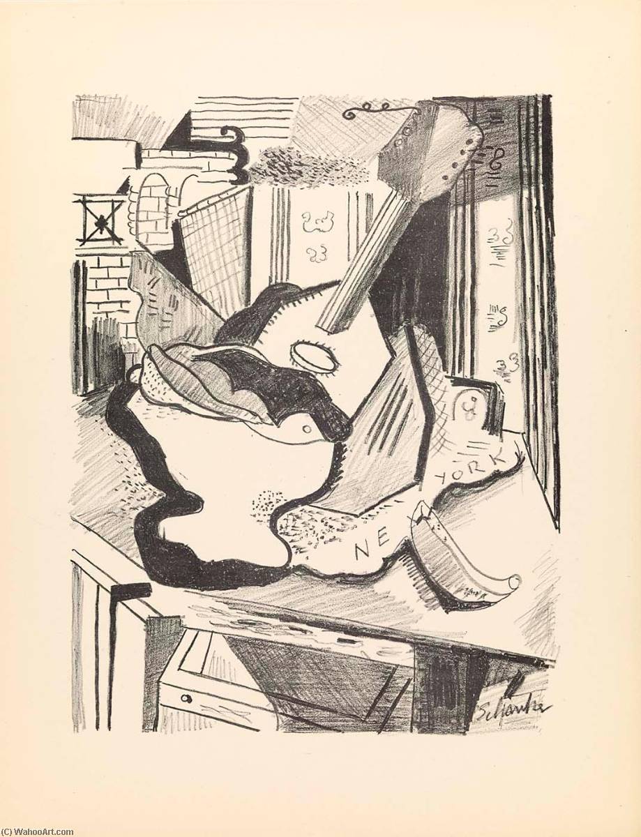 Untitled, From The Portfolio American Abstract Artists — Louis Schanker