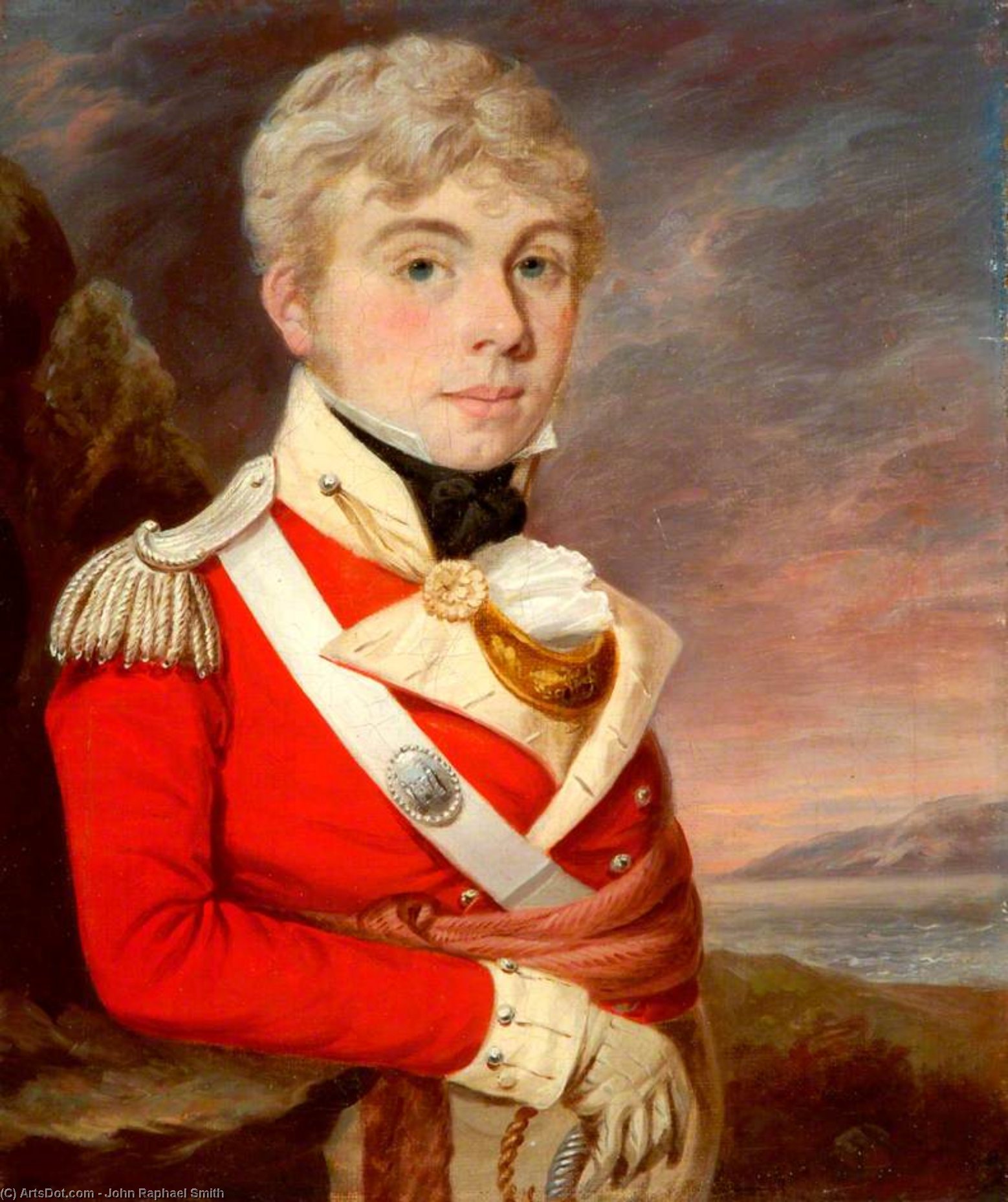 Lieutenant William Collingwood, Northumberland Militia — John Raphael Smith