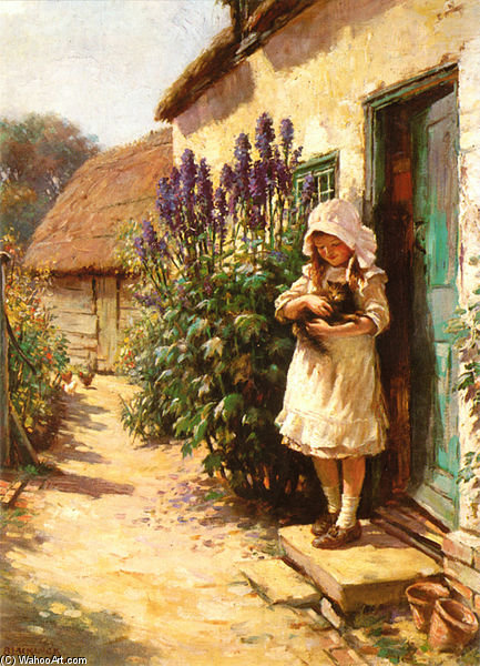The Cottage Door' — William Kay Blacklock