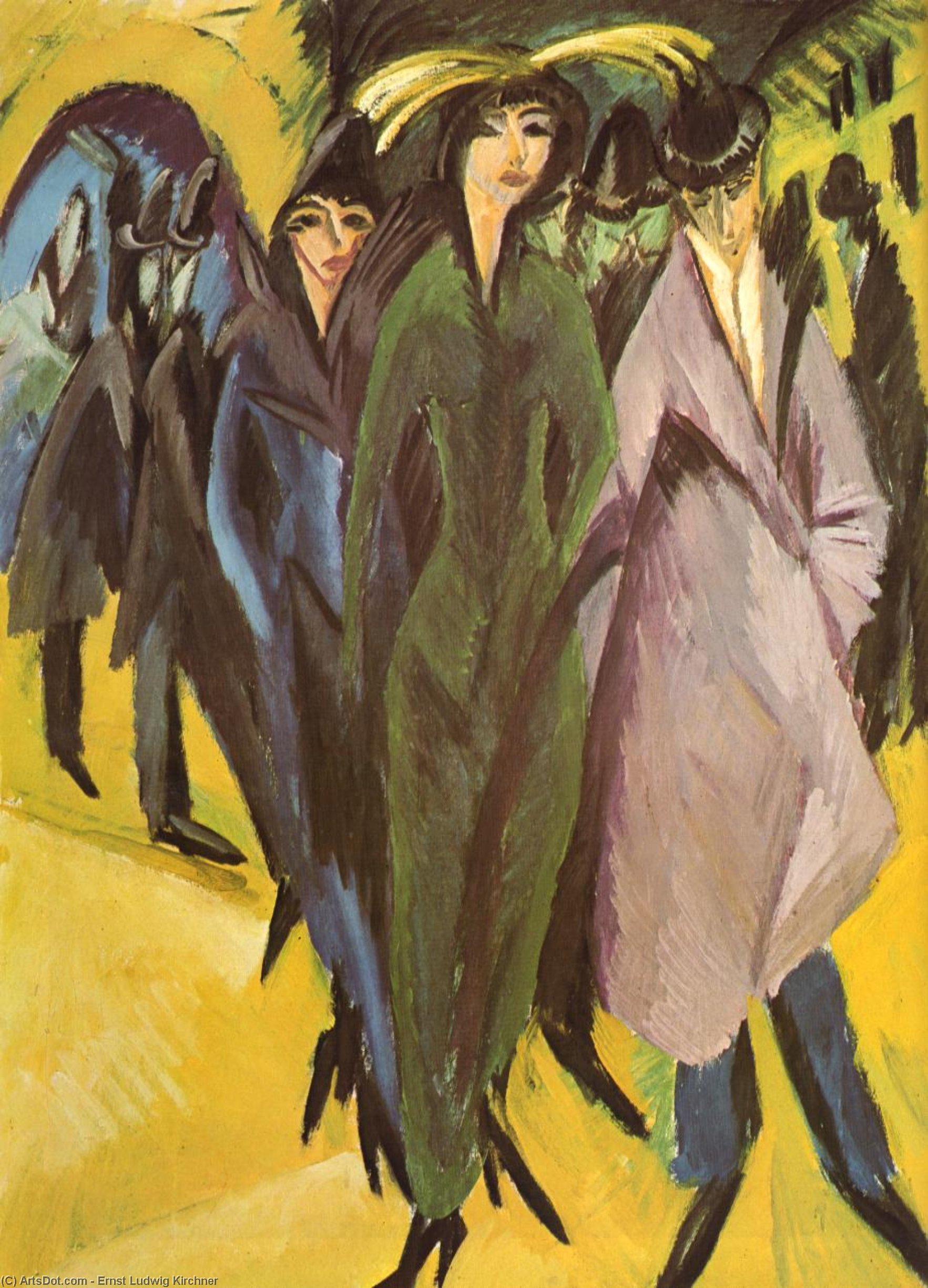 Women In The Street — Ernst Ludwig Kirchner
