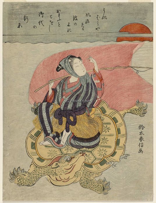 A Modern Version Of Urashima Tarô — Suzuki Harunobu